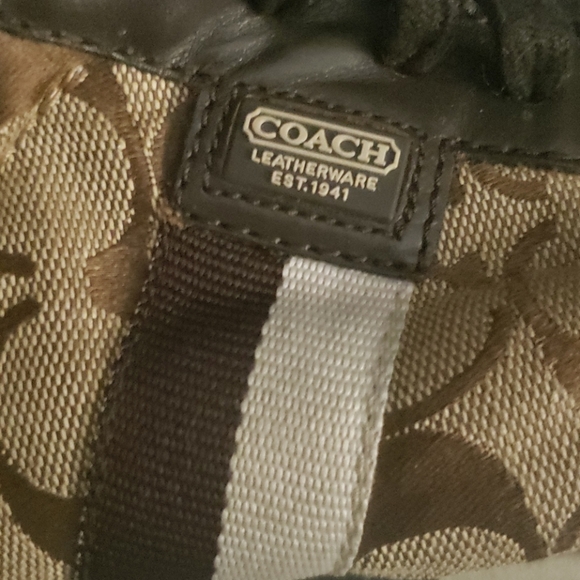 Coach tan and brown sneakers 6.5 - Picture 5 of 7